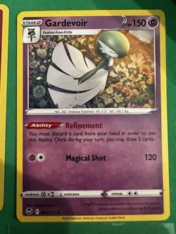 Pokemon Gardevoir Evolution Lot Ralts Kirlia Gardevoir CHR 6 Cards NM - Image 3