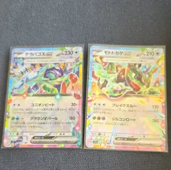Pokemon TCG Japanese ex holo card lot x21 Terapagos Rayquaza Groudon sv7 - Image 2