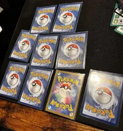 Pokemon TCG EX 9 Card Mixed Lot Gourgeist ex Mega Darkrai EX Cinccino ex - Image 2