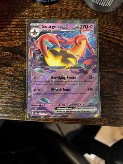 Pokemon TCG EX 9 Card Mixed Lot Gourgeist ex Mega Darkrai EX Cinccino ex - Image 3
