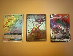 Pokemon TCG 3-Card Holo Lot 2018: Greninja GX, Slowking EX, Rayquaza VMAX - Image 1