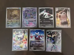 Pokemon TCG illustration rare Card Lot: Wimpod, Trevenant, Larvesta - Image 1