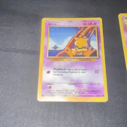 Pokemon TCG 3-Card Lot Abra Kadabra Dark Alakazam 43/102 32/102 18/82 (1999) - Image 1