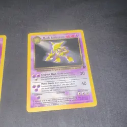 Pokemon TCG 3-Card Lot Abra Kadabra Dark Alakazam 43/102 32/102 18/82 (1999) - Image 3