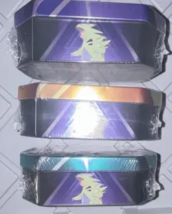 Pokemon TCG Triple Whammy tins Lot of 3 Promo Tyranitar Slaking Darkrai 2024 - Image 5