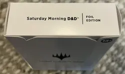 Magic the Gathering, Secret Lair Drop, Saturday Morning D&D, Foil, Sealed - Image 1