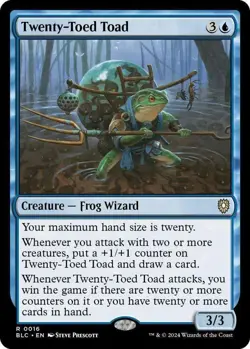 Twenty-Toed Toad - NM (MTG Bloomburrow Commander 016) - Image 1