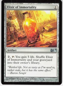 Elixir of Immortality 204 Uncommon Magic 2013 (M13) Magic: The Gathering LP - Image 1