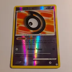 Unown Pokemon Card Diamond & Pearl Lv. 14 Hp 50 68/130 Reverse Holo 2007 #232 - Image 1