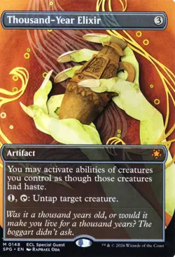 MTG Thousand-Year Elixir (Borderless) Special Guests - Regular - Image 1