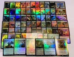 100 FOIL CARD LOT - Magic The Gathering (MTG)- ALL FOILS with Rares - Image 1