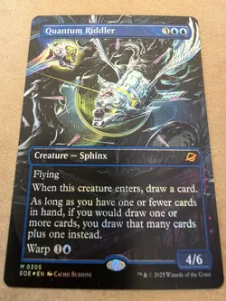 Quantum Riddler - Foil (Borderless) Edge of Eternities - Mtg - Image 1