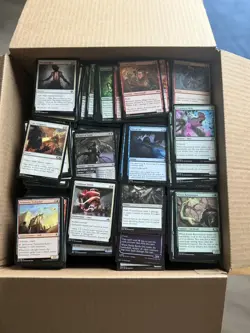 18 lbs Magic: The Gathering Bulk Cards – Unsorted Commons & Uncommons (2019+ Set - Image 3
