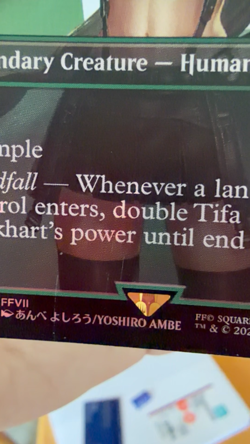Tifa Lockhart Borderless Surge Foil Magic:The Gathering Final Fantasy VII - Image 2