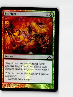 Pit Fight 223 Common Gatecrash Magic: The Gathering Foil Lightly Played - Image 1