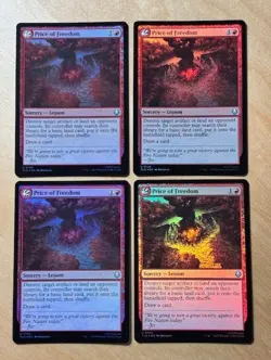 MTG Magic the Gathering 1x Price of Freedom Foil Avatar NM - Image 1