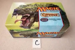 MTG: ODYSSEY Empty Tournament Pack Display Box #C - Magic - No Packs - 2001 - Image 1