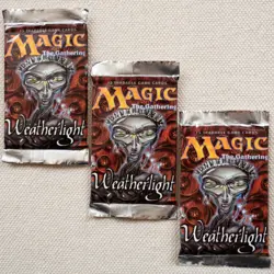 MTG: 3 WEATHERLIGHT Sealed Booster Pack Lot from Box - 3 Packs - English - Image 1
