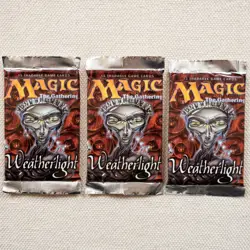 MTG: 3 WEATHERLIGHT Sealed Booster Pack Lot from Box - 3 Packs - English - Image 2