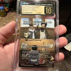 The Mechanist Tactical Tinkerer Avatar Last Airbender MTG CGC Pristine 10 Pop 1 - Image 1