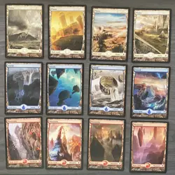 Original Zendikar Full Art Land Set of 20 (1 of each unique) MTG - Image 5