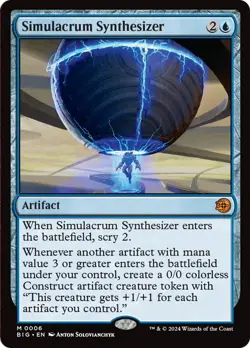 MTG Simulacrum Synthesizer [Outlaws of Thunder Junction: The Big Score] Near Min - Image 1