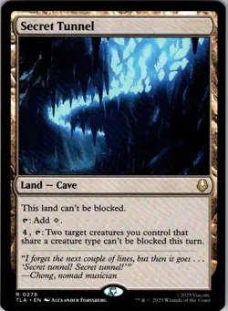 Secret Tunnel 278 Rare Avatar: The Last Airbender Magic: The Gathering Near Mint - Image 1