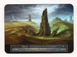 Sorcery Contested Realm - Ruins - Beta FOIL NM - Image 1