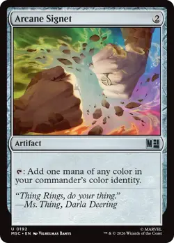 x4 Arcane Signet (0192) U MTG Commander: Marvel Super Heroes M/NM, English - Image 1