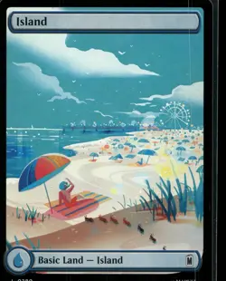 Island (0436) (Surge Foil) 436 Holo Marvel Magic: The Gathering Foil NM - Image 1