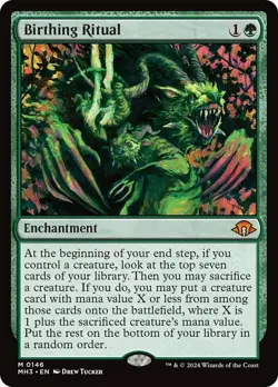 MTG Birthing Ritual, NM-Mint, English Modern Horizons 3 - Image 1
