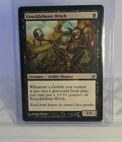 Magic The Gathering Knucklebone Witch Lorwyn Regular 2007 LP - Image 1