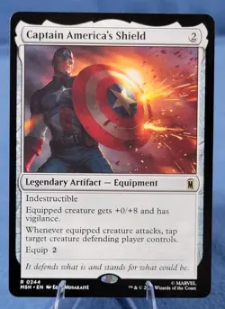 Captain America's Shield 244 Rare Marvel Super Heroes Near Mint - Image 1
