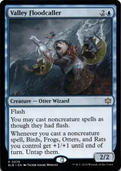 Valley Floodcaller Bloomburrow Magic MTG NM - Image 1