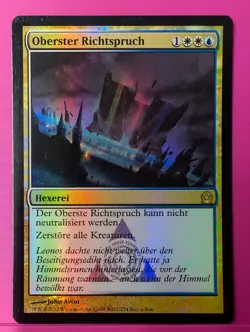 German Foil Supreme Verdict Return to Ravnica Buy a Box Promo RTR MTG - Image 1