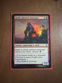 Wizards Magic: The Gathering Simian Spirit Guide Creature Red 2020 French - Image 1