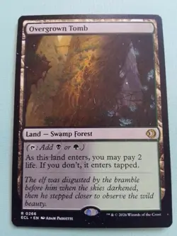 1x Overgrown Tomb - Lorwyn Eclipsed - NM - MTG - Image 1