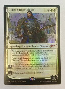 MTG - Secret Lair: Stained Glass Planeswalkers - Gideon Blackblade (#503) - Image 1
