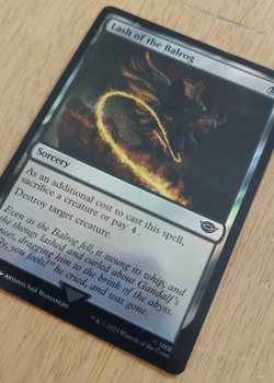 Lash of the Balrog (92) Foil Magic the Gathering card - Image 1