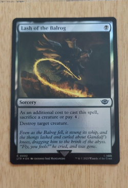 Lash of the Balrog (92) Foil Magic the Gathering card - Image 2