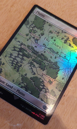 Plains (273) Foil Lord of the Rings Land Magic the Gathering card - Image 1