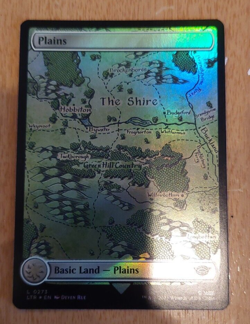 Plains (273) Foil Lord of the Rings Land Magic the Gathering card - Image 2