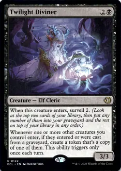 Twilight Diviner Lorwyn Eclipsed Magic MTG NM - Image 1