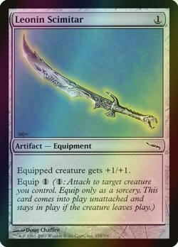 MTG Leonin Scimitar Foil ** Mirrodin ** English (LP) - Image 1