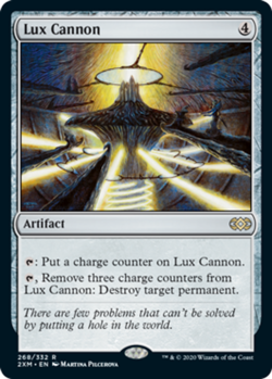 MTG Lux Cannon - Foil, Double Masters, Lightly Played, English - Image 1