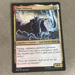 Thor Odinson - 0234 - Marvel Super Heroes MSH - MTG NM/M K6 - Image 1