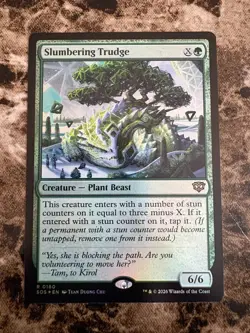 SLUMBERING TRUDGE Magic MTG Secrets of Strixhaven Foil - Image 1