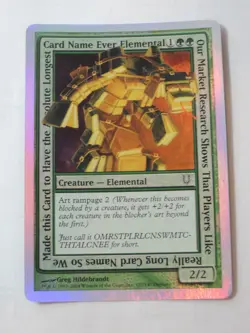 MTG - FOIL - Our Market Research Shows..... - Unhinged - NM - Image 1