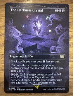 MTG Final Fantasy, The Darkness Crystal - Borderless - Image 1