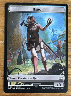 MTG Final Fantasy Token, Hero 0002 / Food 0022 - Image 1